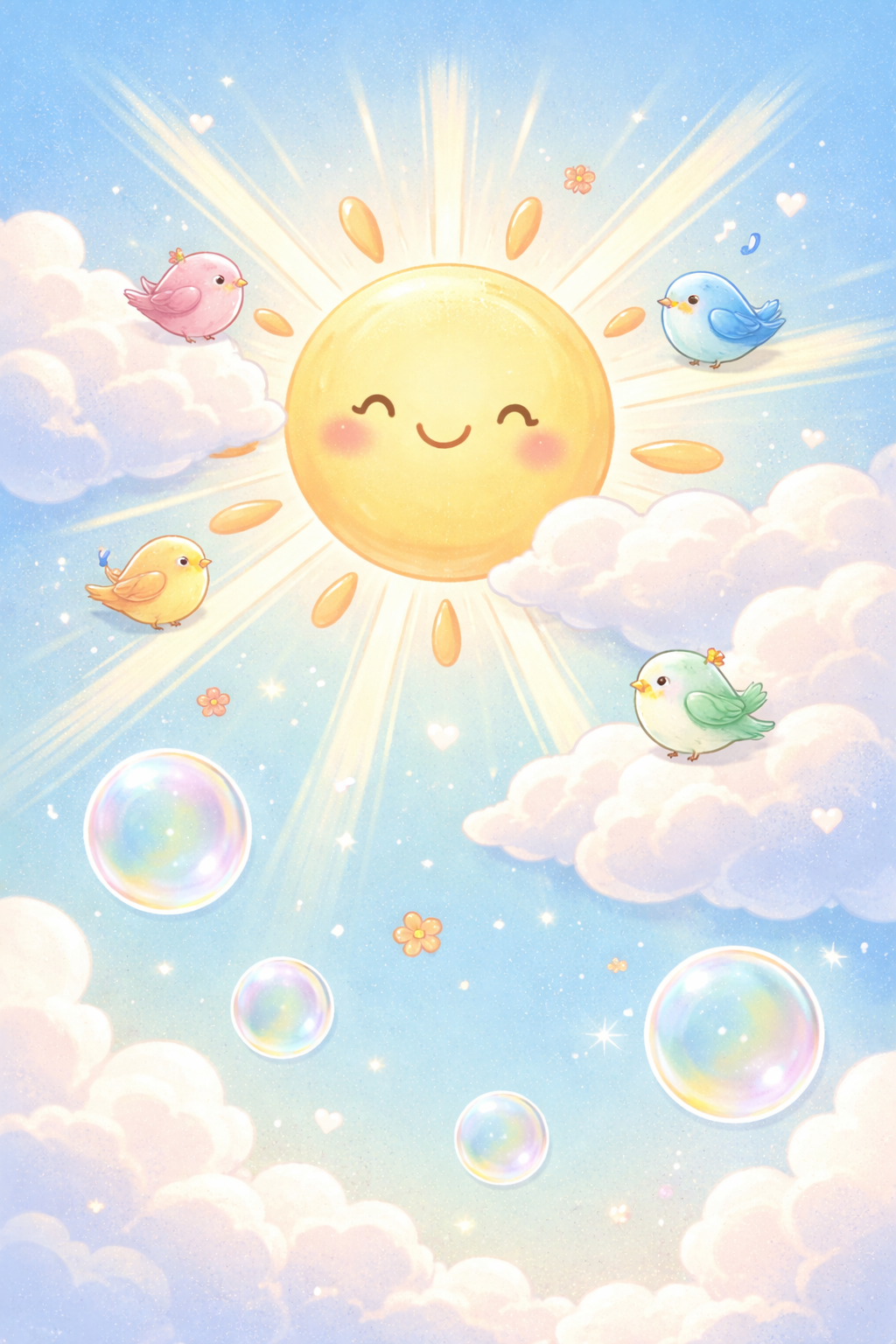 Шаблон открытки добрый день с улыбкой