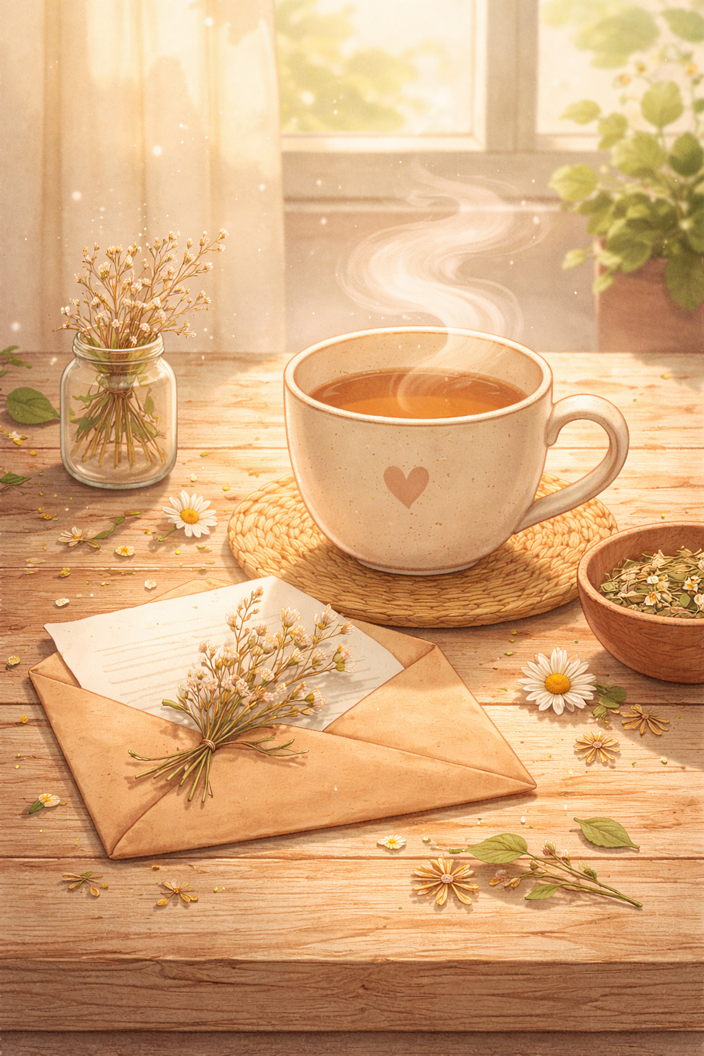 Шаблон открытки добрые слова