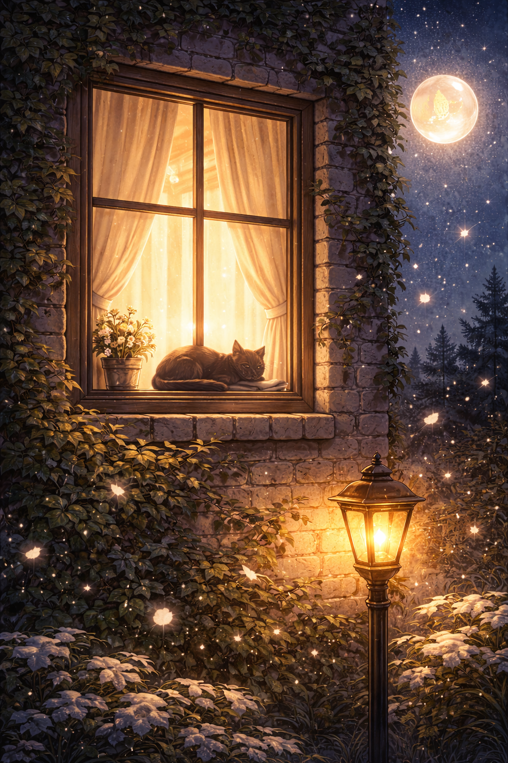 Шаблон открытки приятных снов