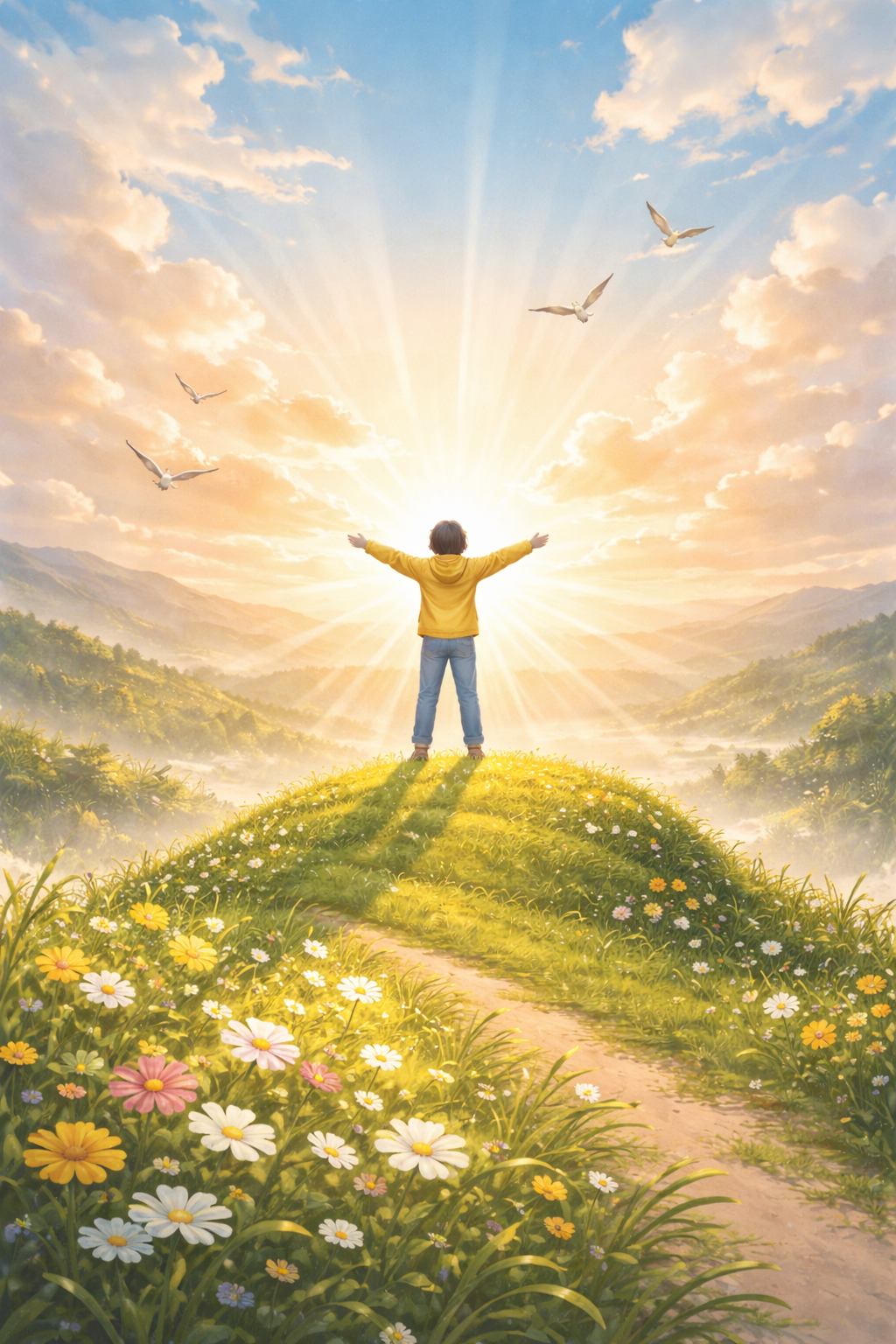 Шаблон открытки верю в тебя