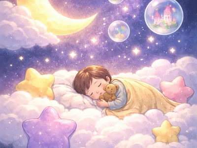 Открытка спокойной ночи