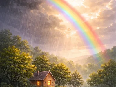 Шаблон открытки тучи разойдутся